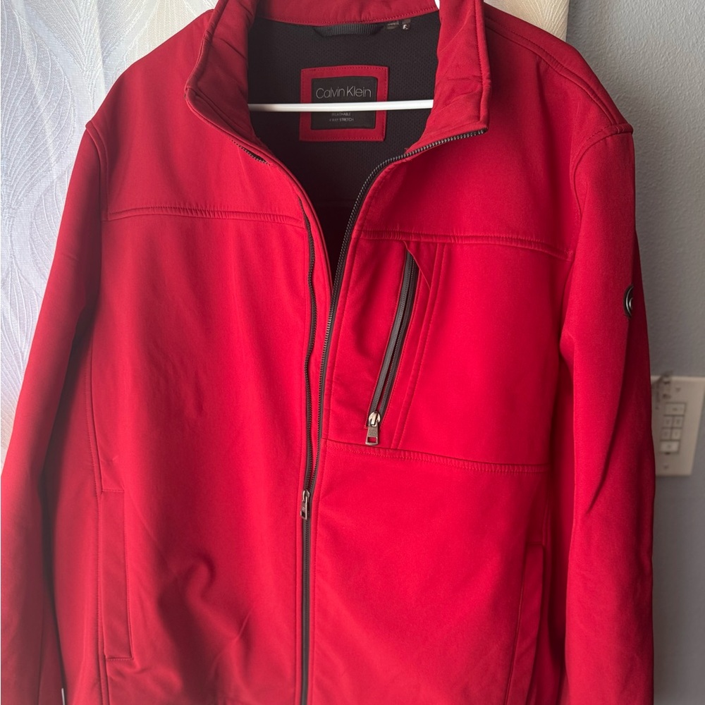 Calvin Klein Vibrant Red Outerwear
Like new